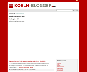 koeln-blogger.com: koeln-blogger.de - Ein Blog ber Kln
Ein Blog ber Karaoke