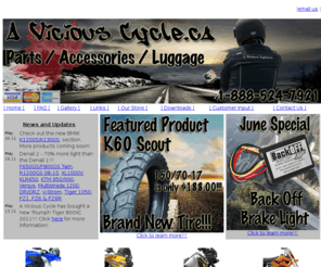 aviciouscycle.ca: A Vicious Cycle.ca Home Page
A Vicious Cycle is a Canadian supplier of performance off-road and street motorcycle parts and motorcycle accessories for the KLR650, DRZ400, KTM, Suzuki V-Strom and more brands. Retail Location is in New Dundee, Ontario, Canada.