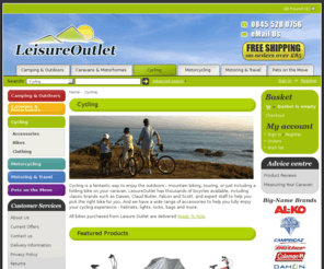 holcroscycles.com: Cycling - Leisure Outlet
Cycling fantastic enjoy outdoors mountain biking touring just including folding bike your caravan LeisureOutlet thousands bicycles available including classic brands such Dawes Claud Butler Falcon Scott expert staff help pick right bike have wide range accessories help fully enjoy your cycling experience helmets lights locks bags more