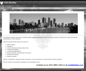 ihblaw.com: Irish Bentley - Irish Bentley Lawyers - Home Page
Irish Bentley Lawyers Home Page 