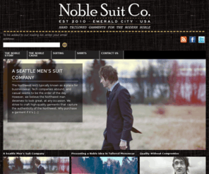 noblesuitco.com: Noble Suit Co. - Hand Tailored Garments for the Modern Noble
Hand tailored garments for the modern noble. A portion of every purchase provides clean drinking water to developing nations.