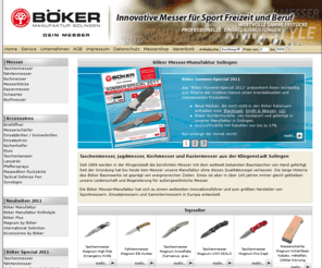 boker-magnum.com: Böker bietet Taschenmesser und Küchenmesser.
Böker bietet Taschenmesser und Küchenmesser in bester Qualität.
