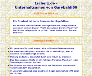 1scherz.de: 1scherz.de :-) Ein Student im Gespraech -- Garantiert Rostfreier Witz, Humor, Jokes, Witze, Spass
1scherz.de :-) Ein Student im Gespraech -- Garantiert Rostfreier Witz, Humor, Jokes, Witze, Spass