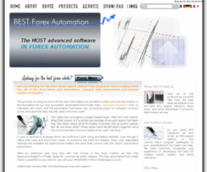 bestfxautomation.com: BEST Forex Automation
Best expert advisor for MT4. ResonanceTraderFX robot 
             trades resonance of forex market. Hold ANY base currency in Metatrader 4
             micro or nano accounts. ECN compatible. Trade rebates and custom MQL4 indicators available.
