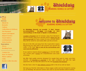 shieldaigkennels.com: Shieldaig Kennels - Home
Shieldaig Kennels & Cattery - Costa Blanca