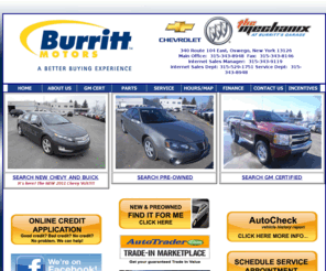 burrittmotors.com: CNY Syracuse Oswego GM Certified New Used Car Dealership
