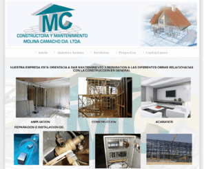 constructoramc.com: Constructora y Mantenimiento Molina Camacho
Constructora y Mantenimiento Molina Camacho