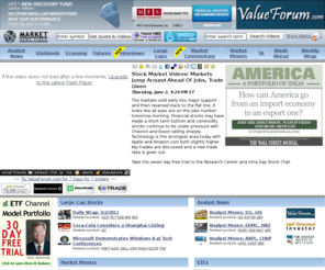 marketnewsvideos.com: Market News Video
Daily online videos about the stock markets and publicly traded companies. Produced by Market News Video.