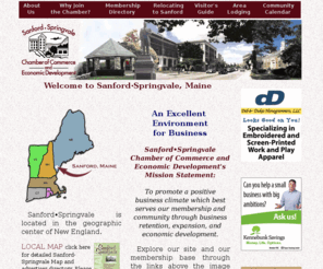 sanfordchamber.org: Sanford Springvale Chamber of Commerce, Sanford, Maine
The Chamber of Commerce and its members welcome you to Sanford and Springvale, Maine.