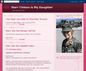 starrchilson.com: Starr Chilson is My Daughter
