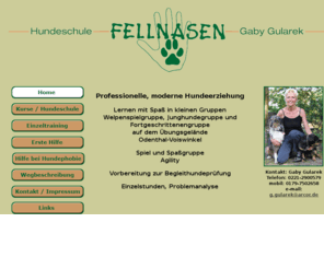 hundeschule-fellnasen.de: Hundeschule Fellnasen - Gaby Gularek
