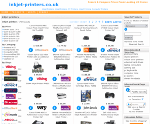 inkjet-printers.co.uk: Inkjet Printers: Inkjet Printers, PC Printers, Inkjet Printing, Computer Printers
inkjet printer: Search and compare prices, find inkjet printers products from leading UK stores online. www.inkjet-printers.co.uk. inkjet printers Home 