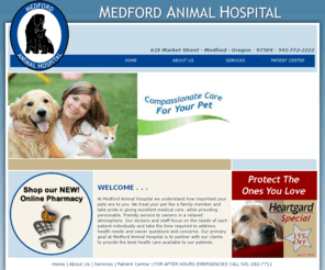 medfordanimalhospital.com: Medford Animal Hospital - Home
Medford Animal Hospital, Medford, We treat your pet like a family member and take pride in giving excellent medical care, while providing personable, friendly service to owners in a relaxed atmosphere. 