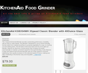 thekitchenaidfoodgrinder.com: Kitchenaid Food Grinder
Looking for a Kitchenaid Food Grinder? We have researched all the best prices and reviews to save you time and money.