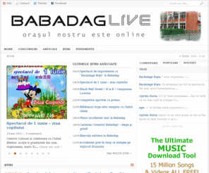 babadaglive.com: Babadag Live - orasul nostru este online
Stiri Babadag, Poze Babadag, Video Babadag, Comunitate Babadag, Anunturi Babadag, BabadagLive, Granitul Babadag, Liga IV Tulcea