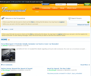 forzacentral.com: Forzacentral - The Front Page
vBulletin 4.0 Publishing Suite with CMS