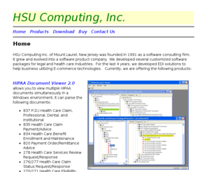 hsu-computing.com: HSU Computing, Inc. - Home
HIPAA Document Viewer, EDI Editor