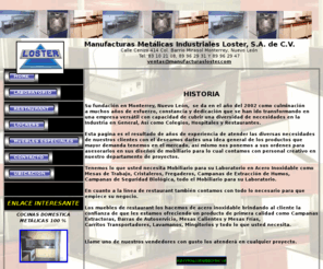 manufacturasloster.com: Manufacturas Mtalicas Industriales Loster
