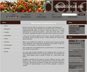 delicious.es: Delicious.es
Web Delicious, pastry, candy, cooking and travel the world
