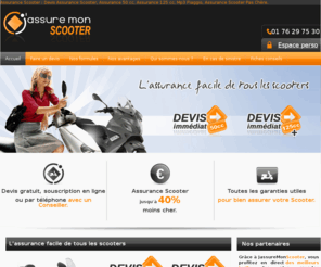 jassuremonscooter.com: Assurance scooter - Economisez sur votre assurance scooter : Jassuremonscooter
Assurance, info et guide sur le scooter. Profitez jusqu’à 40% de réduction sur votre assurance scooter de 50 cc, 125 cc à 600 cc. Info pratique, devis rapide. Garanties sur mesure. Paiement mensuel.