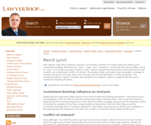 merrilllynchfraudinfocenter.com: Merrill Lynch Fraud InfoCenter  Securities fraud information
Merrill Lynch stock fraud news and information relating to the Merrill Lynch class action lawsuit and securities fraud.