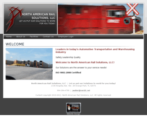 narsllc.net: Welcome  |  North American Rail Solutions, LLC
Home Page