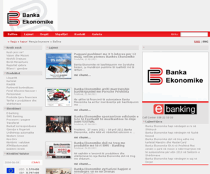 bekonomike.com: Banka Ekonomike sh.a. Prishtinë - Kosovë | Ballina
