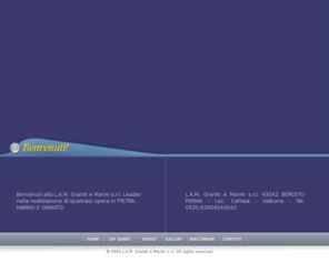 graniti-marmi.com: :: L.A.M. GRANITI e MARMI srl ::
L.A.M. GRANITI e MARMI srl - Realizza qualsiasi opera in Marmo, Pietra e Granito