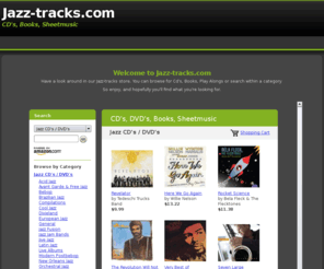 jazz-tracks.com: Welcome to Jazz-tracks.com
Jazz-tracks, Jazz, Cd, DVD, Sheetmusic