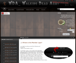 walkingdeadarmy.net: WDA_ Walking Dead Army
WDA_ Walking Dead Army Gaming Community