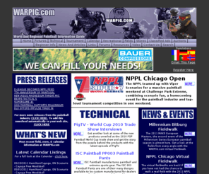 warpig.com: Paintball - World And Regional Paintball Information Guide - WARPIG.com
The orignal website about the sport of paintball