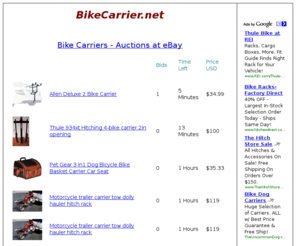 bikecarrier.net: Bike Carriers
Shop for bike carriers online.