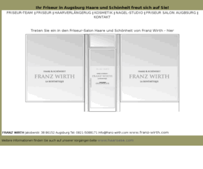 franzwirth.com: Friseur Augsburg Franz Wirth Haare Haar-Verlängerung Haarverdichtung Biosthetik Locken-Haarschnitt
