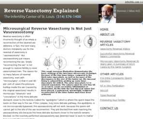 reversevasectomy.org: Microsurgical Reverse Vasectomy Is Not Just Vasovasostomy | Reverse Vasectomy
Microsurgical Reverse Vasectomy Is Not Just Vasovasostomy | Reverse Vasectomy