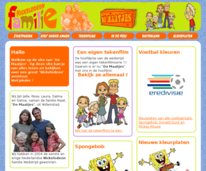 sietsemaat.com: Maatjes - Nickelodeon Familie wedstrijd - Famlie Maat Willemstad
Nickelodeon Familie wedstrijd met 