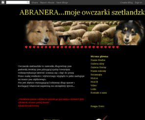 szetland.com: ABRANERA...moje owczarki szetlandzkie
