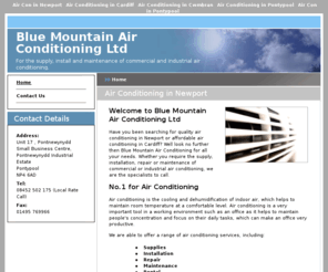 airconditioningnewport.com: Air Conditioning in Newport : Blue Mountain Air Conditioning Ltd
Contact Blue Mountain Air Conditioning Ltd for quality air conditioning in Newport or affordable air conditioning in Cardiff.