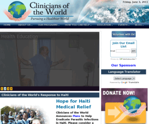 cliniciansoftheworld.net: Clinicians of the World
Clinician of the World