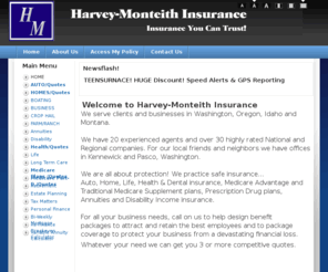 harveymonteith.com: Harvey Monteith Insurance - HMI
Harvey-Monteith Insurance-Instant online insurance quotes from highly rated Natl and Regl Insurance companies, auto insurance, home insurance, life, health and Business