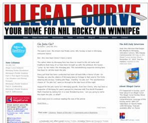 illegalcurve.com: Illegal Curve Hockey
The Illegal Curve Hockey Show provides the most comprehensive coverage of the hockey world. 9AM CST Saturdays on Sports Radio 1290 Winnipeg. Podcast available after on iTunes.