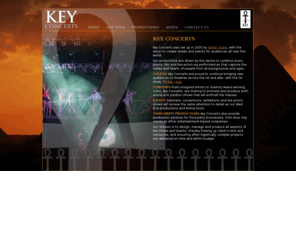 keyconcerts.com: KEY CONCERTS - Production for stage, video and film
Key Concerts, Production for stage, video and film