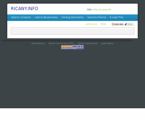 ricany.info: Domain Names, Web Hosting and Online Marketing Services | Network Solutions
Find domain names, web hosting and online marketing for your website -- all in one place. Network Solutions helps businesses get online and grow online with domain name registration, web hosting and innovative online marketing services.