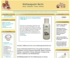 wellnesspunkt-berlin.de: www.wellnesspunkt-berlin.de - Onlineshop - Wellnessprodukte und Kosmetikartikel online kaufen
www.wellnesspunkt-berlin.de - Onlineshop - Kosmetikartikel und Wellnessprodukte online kaufen