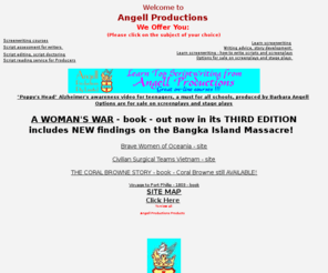 angellpro.com.au: Angell Productions screenwriting, writing courses and scriptwriting consultants
Angell Productions offer scripts, interactive screenwriting courses and script assessments by email