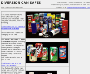 diversioncansafes.com: Diversion can safes from diversioncansafes.com
diversion can safes are a great way to hid your valuables