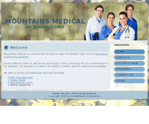 doctorelwoodcohen.com: Mountains Medical >  Home
Doctor Elwood Cohen - Mountains Medical - Mountains Premier Sleep Center - Mountains Pain Management