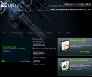 enovo.dk: Webdesign viborg - Grafisk design, Programmering, og Søgemaskineoptimering i midtjylland også systemudvikling
Webdesign viborg - Grafisk design, Programmering, og Søgemaskineoptimering i midtjylland også systemudvikling