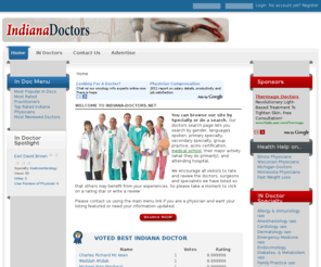 indiana-doctors.net: IN Physicians - Indiana Doctors
Indiana Doctors categorized by specialty, rated and reviewed by you! MD. Physicians of all specialties.