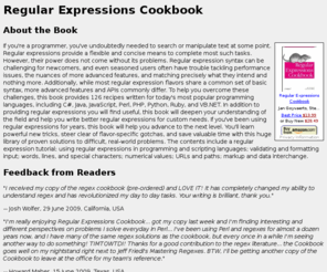 regular-expressions-cookbook.com: Regular Expressions Cookbook
