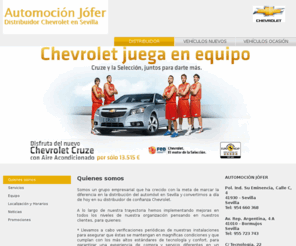 ajofer.es: chevrolet sevilla, jofer, automoviles, km 0, promocion auto.
automoviles chevrolet, servicios, km 0